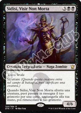 Draghi di Tarkir 120 / 264 Sidisi, Visir Non Morta rara (IT) -NEAR MINT-
