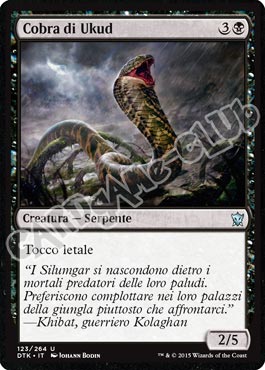Draghi di Tarkir 123 / 264 Cobra di Ukud non comune (IT) -NEAR MINT-