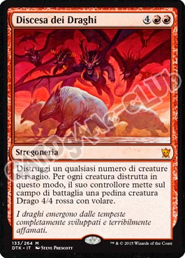 Draghi di Tarkir 133 / 264 Discesa dei draghi rara mitica (IT) -NEAR MINT-