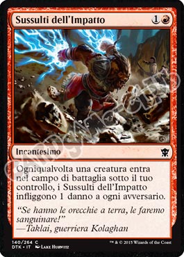 Draghi di Tarkir 140 / 264 Sussulti dell'Impatto comune (IT) -NEAR MINT-