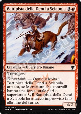 Draghi di Tarkir 152 / 264 Battipista della Denti a Sciabola comune (IT) -NEAR MINT-