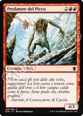 Draghi di Tarkir 160 / 264 Predatore del Picco comune (IT) -NEAR MINT-