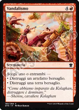 Draghi di Tarkir 165 / 264 Vandalismo comune (IT) -NEAR MINT-