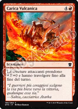 Draghi di Tarkir 166 / 264 Carica Vulcanica comune (IT) -NEAR MINT-