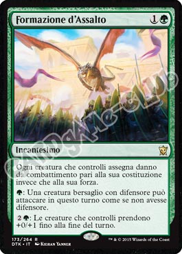 Draghi di Tarkir 173 / 264 Formazione d'Assalto rara (IT) -NEAR MINT-