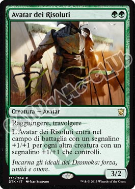 Draghi di Tarkir 175 / 264 Avatar dei Risoluti rara (IT) -NEAR MINT-