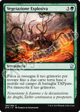 Draghi di Tarkir 186 / 264 Vegetazione Esplosiva non comune (IT) -NEAR MINT-