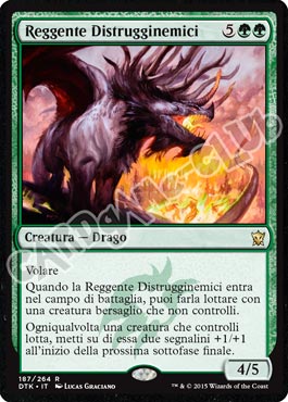 Draghi di Tarkir 187 / 264 Reggente Distrugginemici rara (IT) -NEAR MINT-