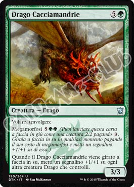 Draghi di Tarkir 190 / 264 Drago Cacciamandrie non comune (IT) -NEAR MINT-