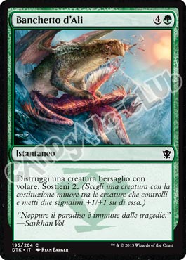 Draghi di Tarkir 195 / 264 Banchetto d'Ali comune (IT) -NEAR MINT-