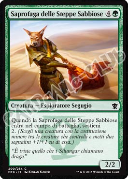 Draghi di Tarkir 200 / 264 Saprofaga delle Steppe Sabbiose comune (IT) -NEAR MINT-