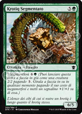 Draghi di Tarkir 202 / 264 Krotiq Segmentato comune (IT) -NEAR MINT-