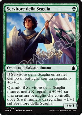 Draghi di Tarkir 203 / 264 Servitore della Scaglia comune (IT) -NEAR MINT-