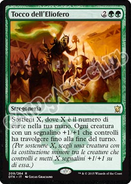 Draghi di Tarkir 209 / 264 Tocco dell'Eliofero rara (IT) -NEAR MINT-