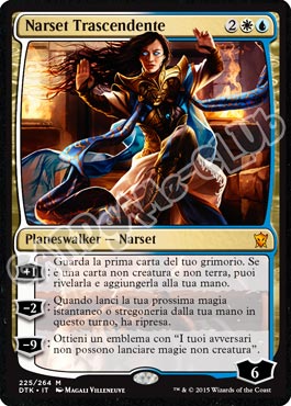 Draghi di Tarkir 225 / 264 Narset Trascendente rara mitica (IT) -NEAR MINT-