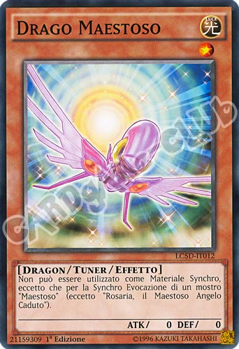LC5D-IT012 Drago Maestoso comune 1a Edizione (IT) -NEAR MINT-