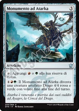 Draghi di Tarkir 235 / 264 Monumento ad Atarka non comune (IT) -NEAR MINT-