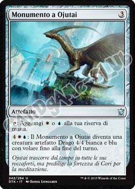 Draghi di Tarkir 242 / 264 Monumento a Ojutai non comune (IT) -NEAR MINT-