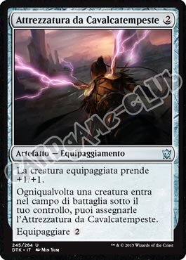 Draghi di Tarkir 245 / 264 Attrezzatura da Cavalcatempeste non comune (IT) -NEAR MINT-