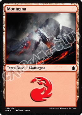 Draghi di Tarkir 261 / 264 Montagna comune (IT) -NEAR MINT-