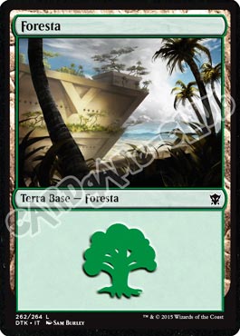 Draghi di Tarkir 262 / 264 Foresta comune (IT) -NEAR MINT-