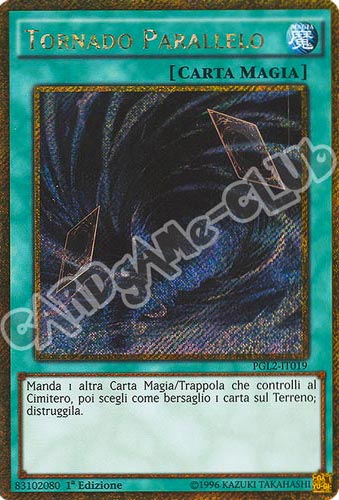 PGL2-IT019 Tornado Parallelo rara segreta oro 1a edizione (IT) -NEAR MINT-
