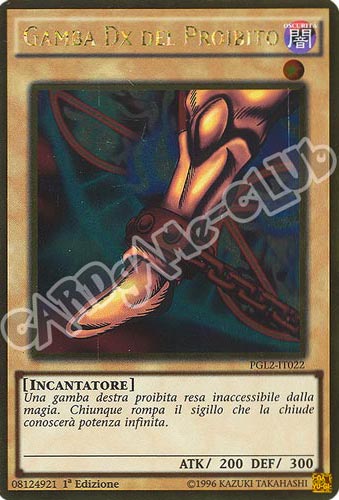 PGL2-IT022 Gamba DX del Proibito segreta oro 1a edizione (IT) -NEAR MINT-