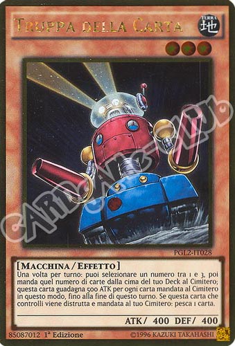 PGL2-IT028 Truppa della Carta rara oro 1a edizione (IT) -NEAR MINT-