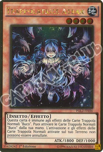 PGL2-IT036 Trappolatrice Atrax rara oro 1a edizione (IT) -NEAR MINT-