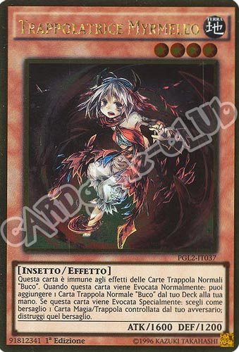 PGL2-IT037 Trappolatrice Myrmeleo rara oro 1a edizione (IT)  -PLAYED-