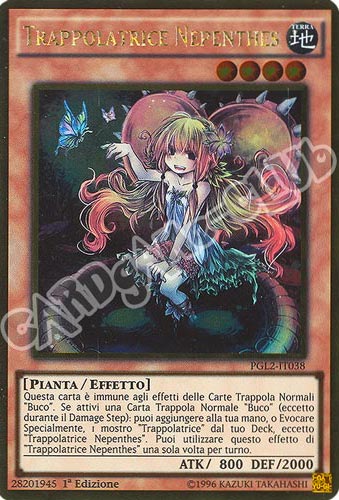 PGL2-IT038 Trappolatrice Nepenthes rara oro 1a edizione (IT) -NEAR MINT-