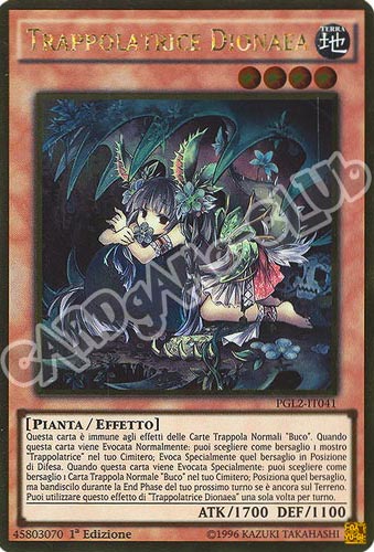 PGL2-IT041 Trappolatrice Dionaea rara oro 1a edizione (IT) -NEAR MINT-