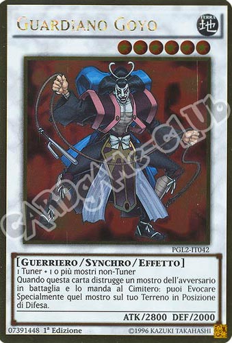 PGL2-IT042 Guardiano Goyo rara oro 1a edizione (IT) -NEAR MINT-