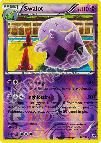 038 / 119 Swalot rara foil reverse (IT) -NEAR MINT-