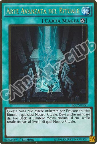 PGL2-IT050 Arte Avanzata del Rituale rara oro 1a edizione (IT) -NEAR MINT-