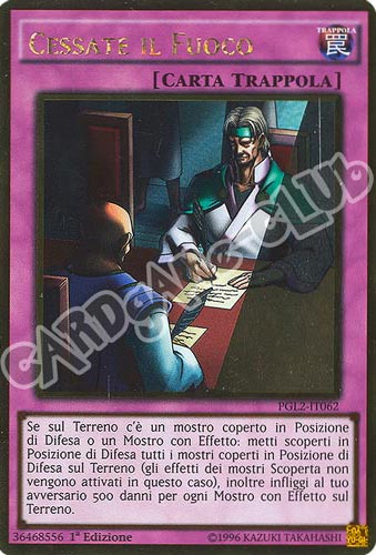 PGL2-IT062 Cessate il Fuoco rara oro 1a edizione (IT) -NEAR MINT-