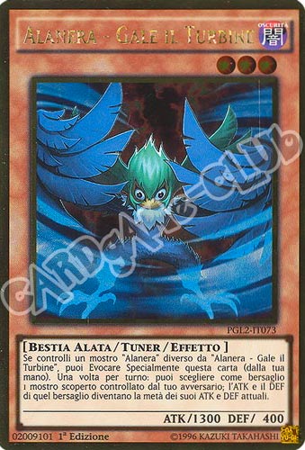 PGL2-IT073 Alanera-Gale il Turbine rara oro 1a edizione (IT) -NEAR MINT-