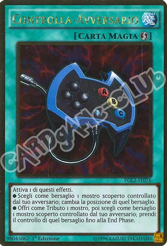 PGL2-IT076 Controlla Avversario rara oro 1a edizione (IT) -NEAR MINT-