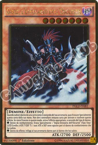 PGL2-IT081 Gorz, l'Emissario dell'Oscurita' rara oro 1a edizione (IT) -NEAR MINT-