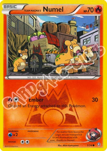 001 / 34 Numel comune normale (EN) -NEAR MINT-