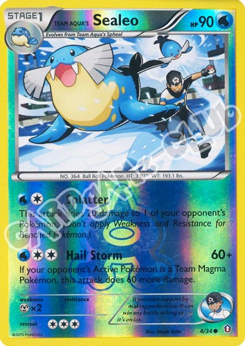 004 / 34 Sealeo comune foil (EN) -NEAR MINT-