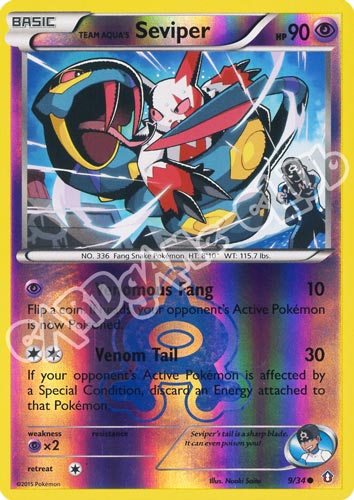 009 / 34 Seviper comune foil reverse (EN) -NEAR MINT-