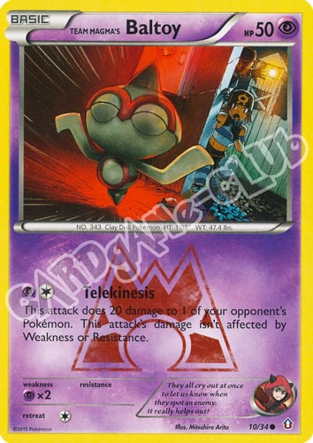 010 / 34 Baltoy comune normale (EN) -NEAR MINT-