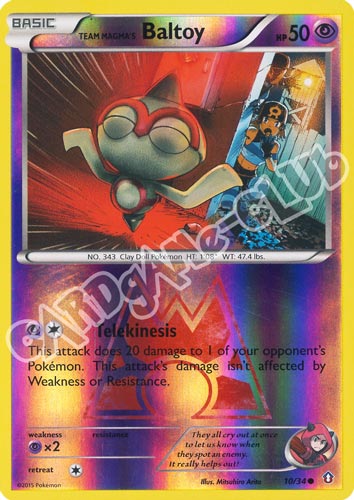 010 / 34 Baltoy comune foil reverse (EN) -NEAR MINT-