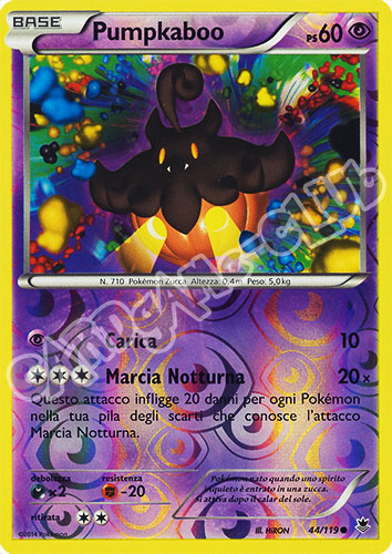 044 / 119 Pumpkaboo comune foil reverse (IT) -NEAR MINT-