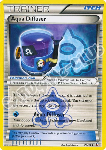 023 / 34 Aqua Diffuser non comune normale (EN) -NEAR MINT-