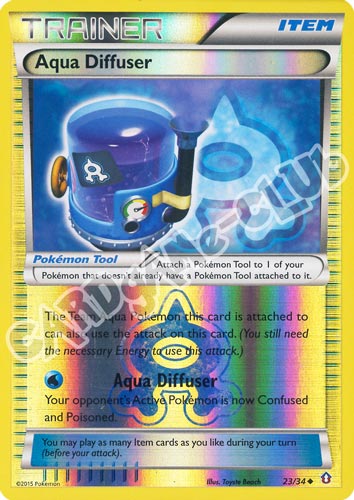 023 / 34 Aqua Diffuser non comune foil reverse (EN) -NEAR MINT-