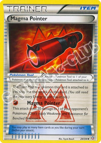 024 / 34 Magma Pointer non comune normale (EN) -NEAR MINT-