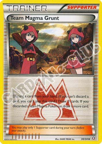 030 / 34 Team Magma Grunt non comune normale (EN) -NEAR MINT-