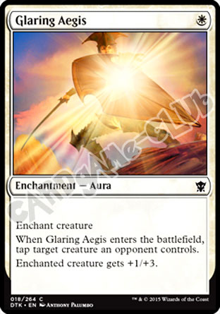 018 / 264 Glaring Aegis comune (EN) -NEAR MINT-